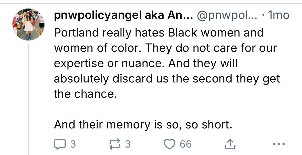 Portland Hates Women of Color