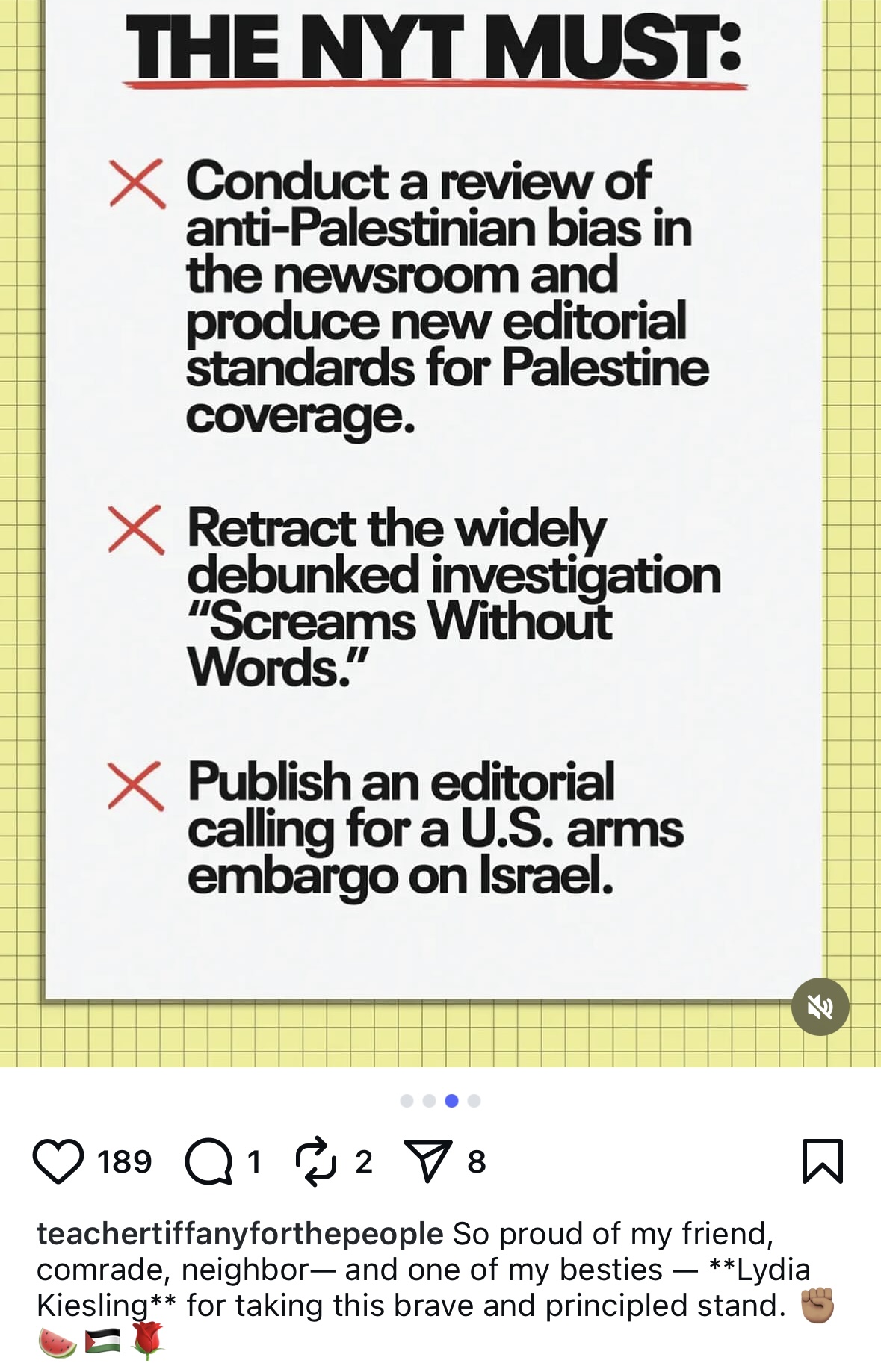 NYT Demands